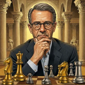 homem analisando e pensando em david tepper e meus artigos