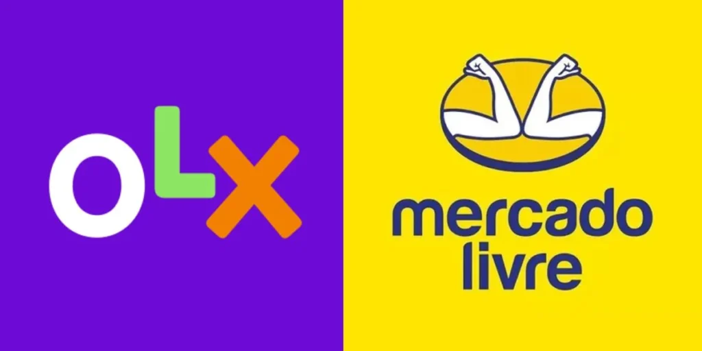 logo mercado livre e olx