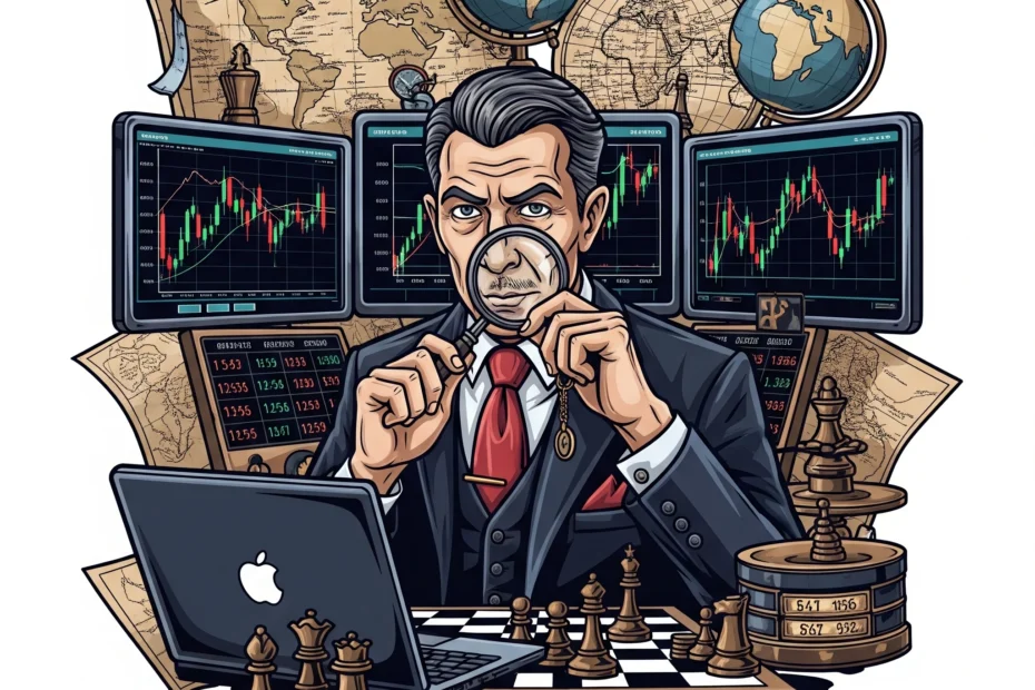 homem negociando bitcoin na sua sala
