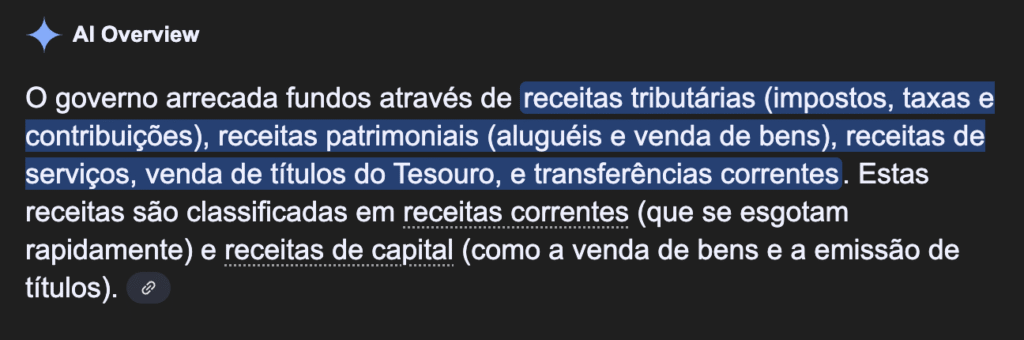 forma de arrecadacao de receita do governo