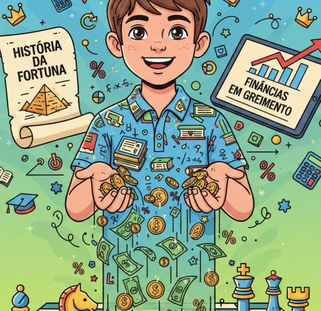 menino pegando dinheiro com sua ideia de renda passiva