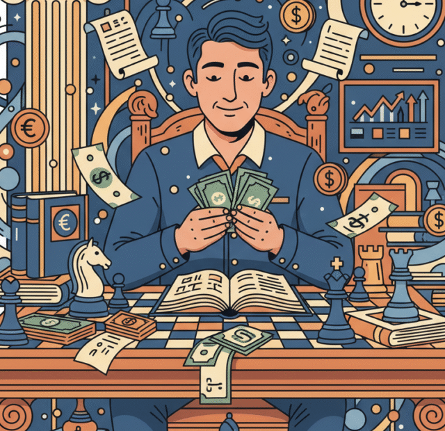 homem contando dinheiro