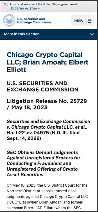 Noticias SEC sobre corretoras cripto