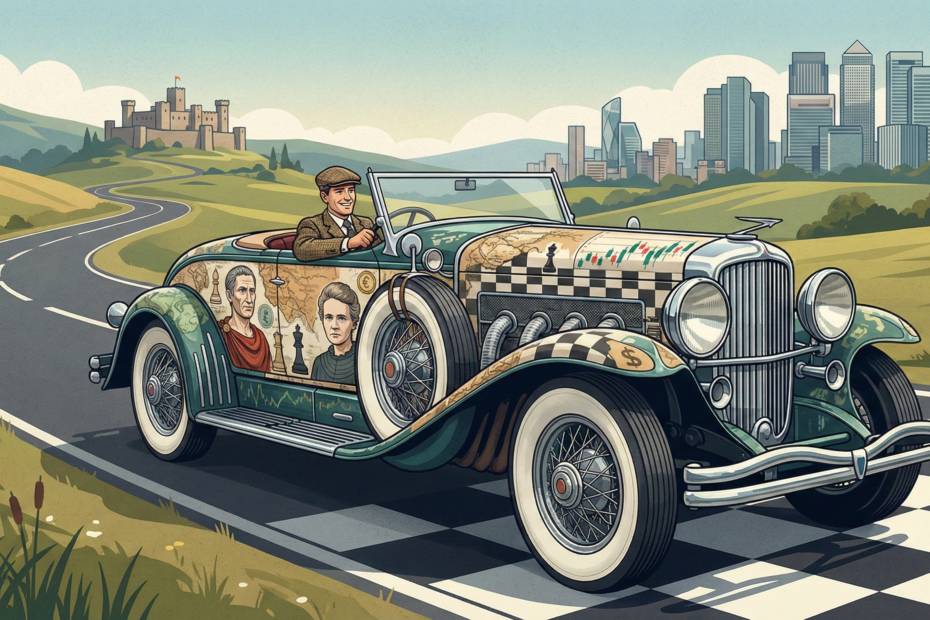 Calendário e Carro sobre Moedas - IPVA 2026 Conceito