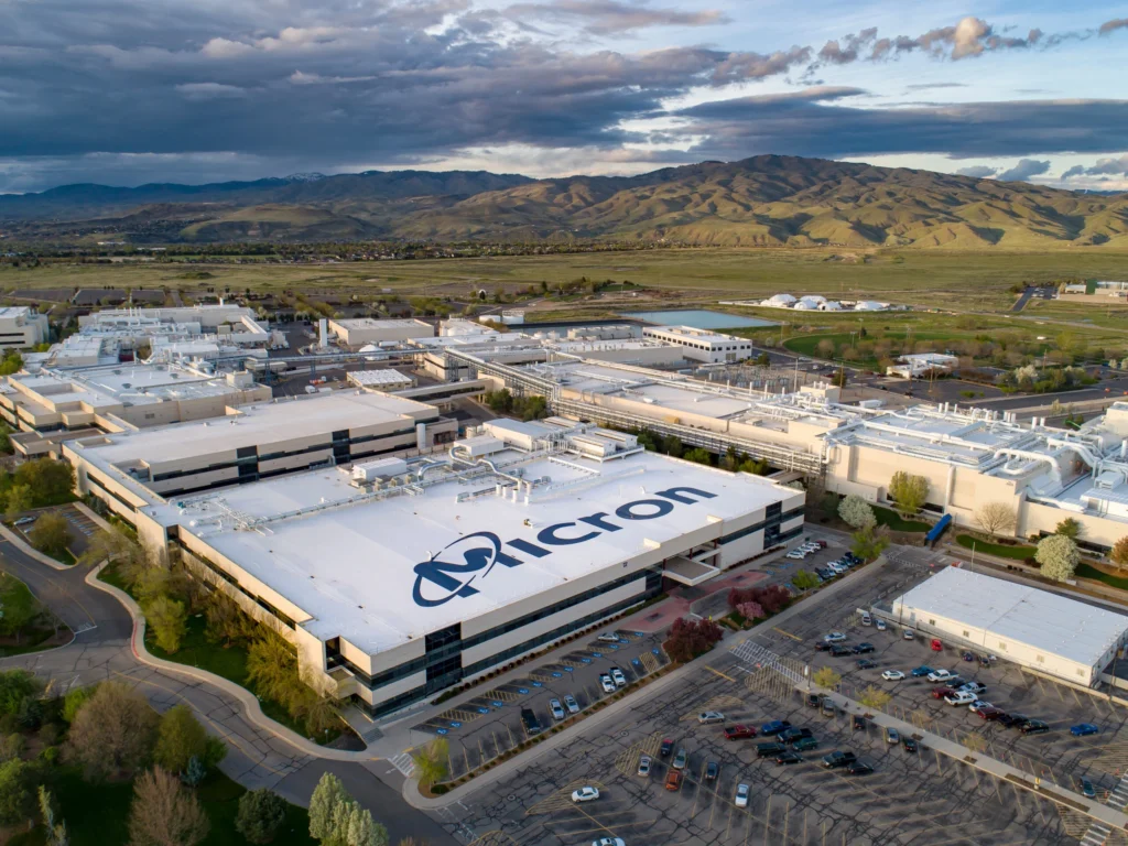 fábrica da micron em Idaho