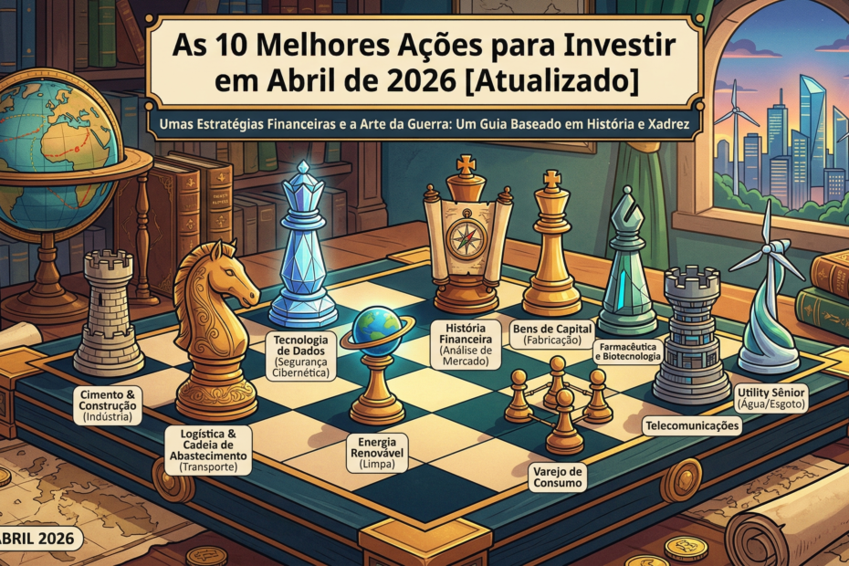 Tabuleiro de xadrez com dinheiro