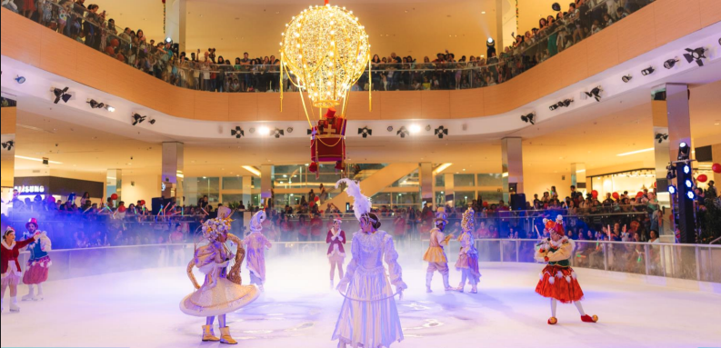 apresentação em um dos seus shoppings em jacarepaguá