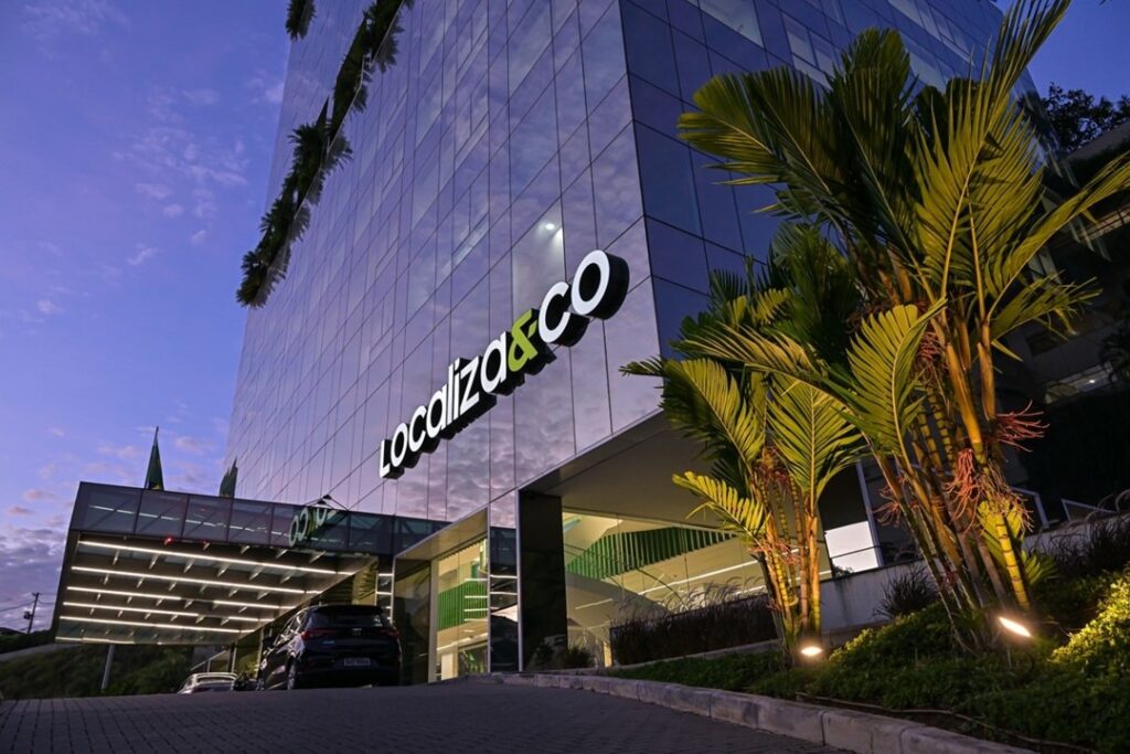 fachada do prédio da Localiza