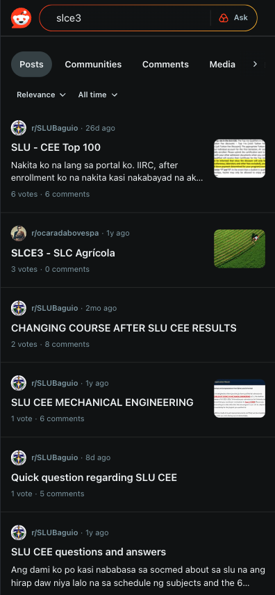Como vocês podem ver, não há grandes debates ou posts sobre SLCE3.
